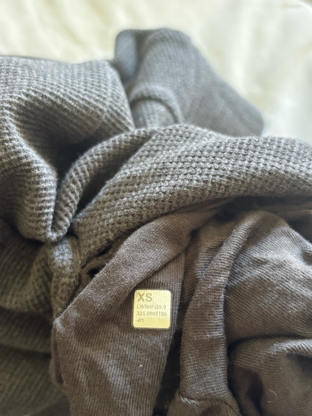 Lululemon scuba mid-rise wide-leg waffle knit pant - Picture 6 of 8